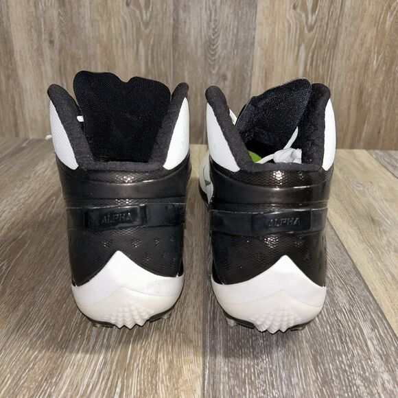Nike Alpha Talon Elite 3/4 Mens Size 16 Football Cleats White Black 512482-100 - Picture 7 of 12